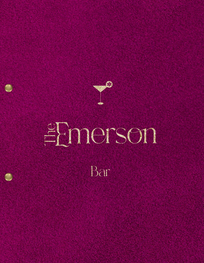 Bar menu